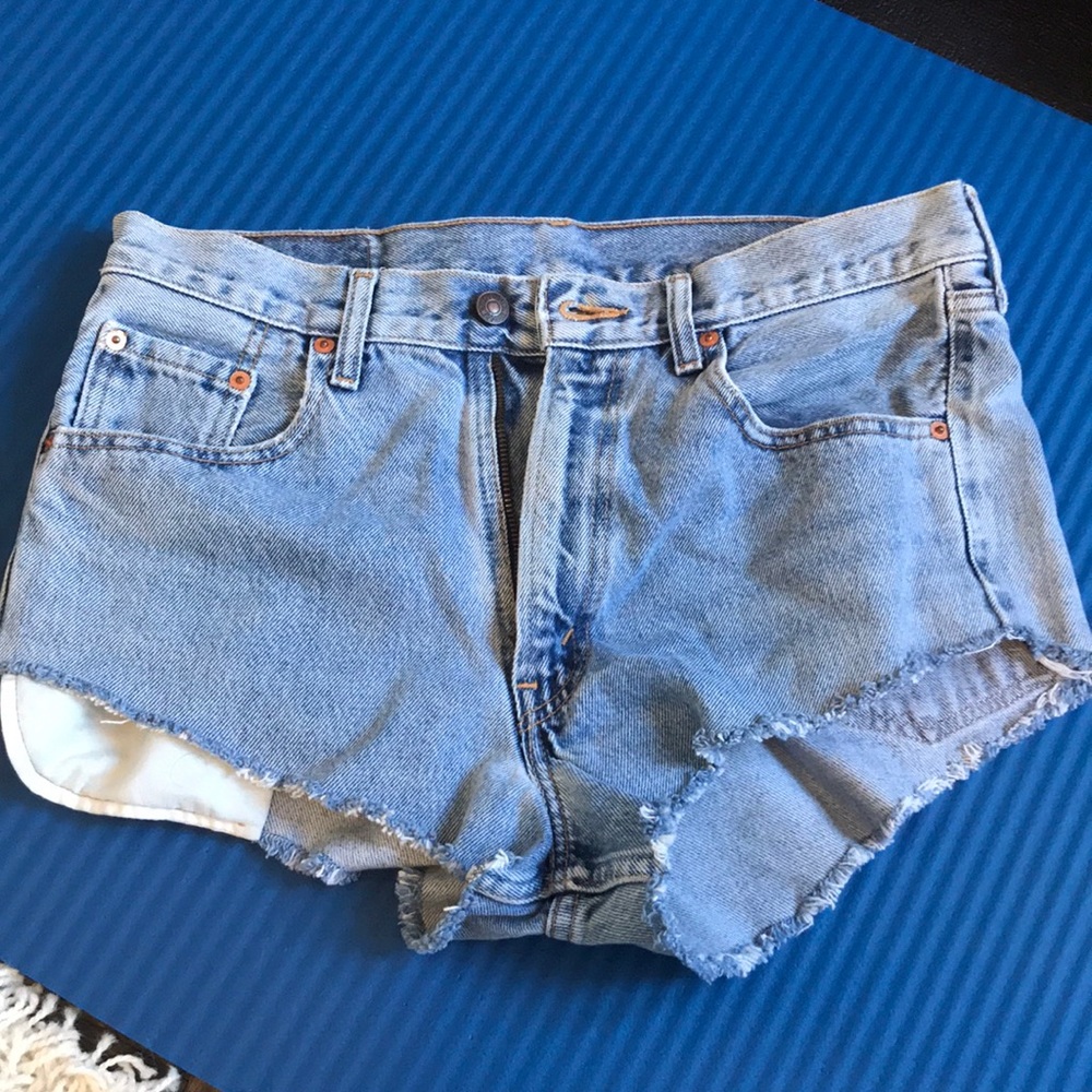 Levi cutoff shorts
